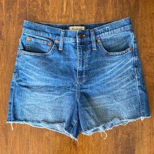 NWOT Madewell High Rise Denim Shorts